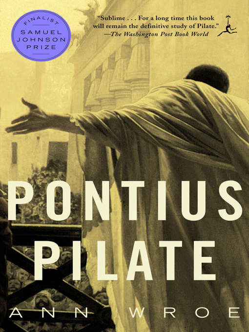 Title details for Pontius Pilate by Ann Wroe - Wait list